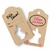 Tag Retangular Ovo de Páscoa Personalizada Em Kraft Com Sisal 4,5 x 8,5cm 100 Peças - comprar online