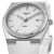 Relógio Tissot PRX Quartz White Dial Rubber Strap Men's 40mm T137.410.17.011.00 - Clock Society