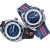Relógio Hamilton Pan Europ Day-Date Automático Azul 42mm H35405741 na internet