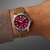 Relógio Christopher Ward C63 Sealander Automatic Mulberry Red/Silver 36mm C63-36ADA3-S00R3-VC - Clock Society