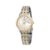 Relógio Seiko Classic Quartz White Dial Two-tone Ladies 30mm SUR410