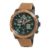 Relógio Citizen Promaster Skyhawk Perpetual Alarm World Time Chronograph GMT Analog-Digital Green Dial Men's 46mm JY8074-11X - Clock Society