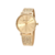 Relógio Armani Exchange Quartz Gold Dial Ladies 36mm AX5536