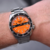 Relógio Seiko 5 Sports Automatic Orange Dial 42mm SRPK11 - loja online