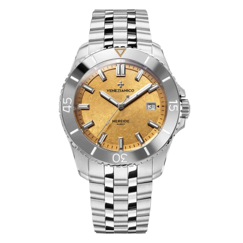Relógio Venezianico Nereide Aureo Automático Dourado 42mm 4521590S