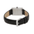 Relógio Seiko Quartz White Dial Black Leather Ladies 18,9mm SWR053 na internet
