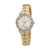 Relógio Bulova Quartz Diamond Crystal Mother of Pearl Dial Ladies 30,5mm 98L283