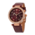 Relógio Michael Kors Parker Chronograph Quartz Crystal Red Dial Ladies 39mm MK6986