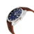 Relógio Seiko Recraft Automatic Blue Dial Brown Leather Men's 43,5mm SNKN37 - comprar online