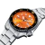 Relógio Seiko 5 Automático Laranja Unisex 38mm SRPK35