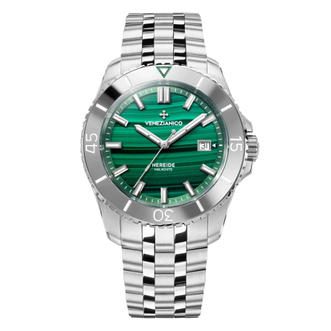 Relógio Venezianiaco Nereide Malachite Automático Verde 42mm 4521544S
