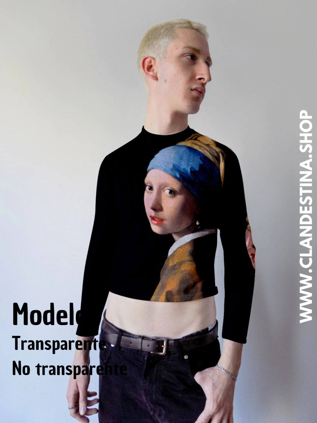 Polera La joven de la perla