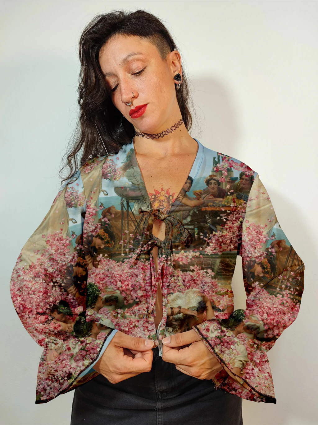 blusa las rosas
