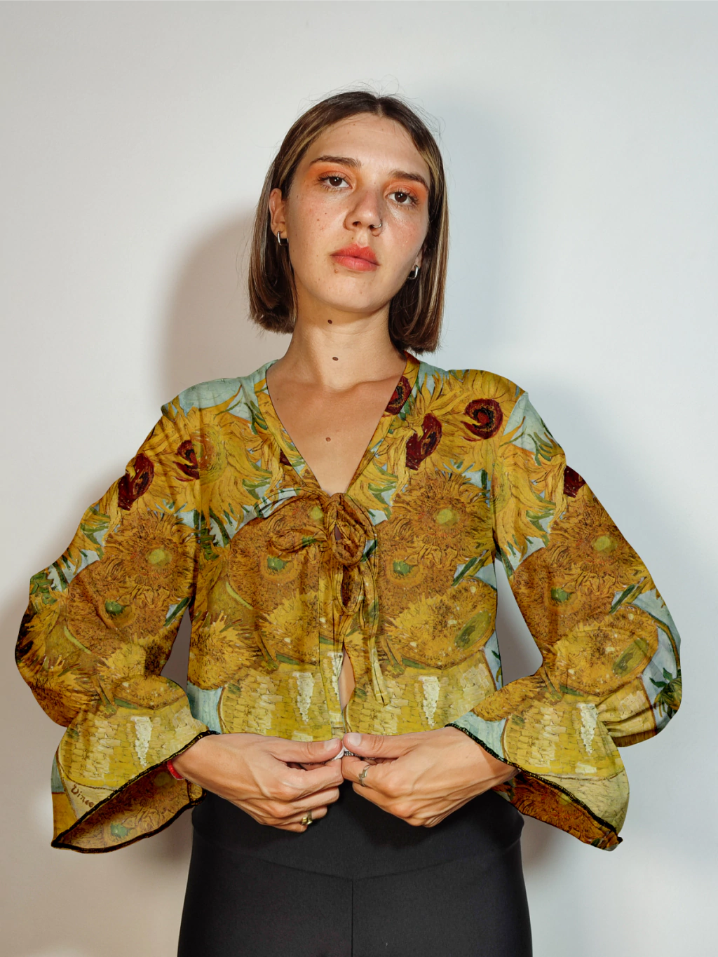 blusa los girasoles