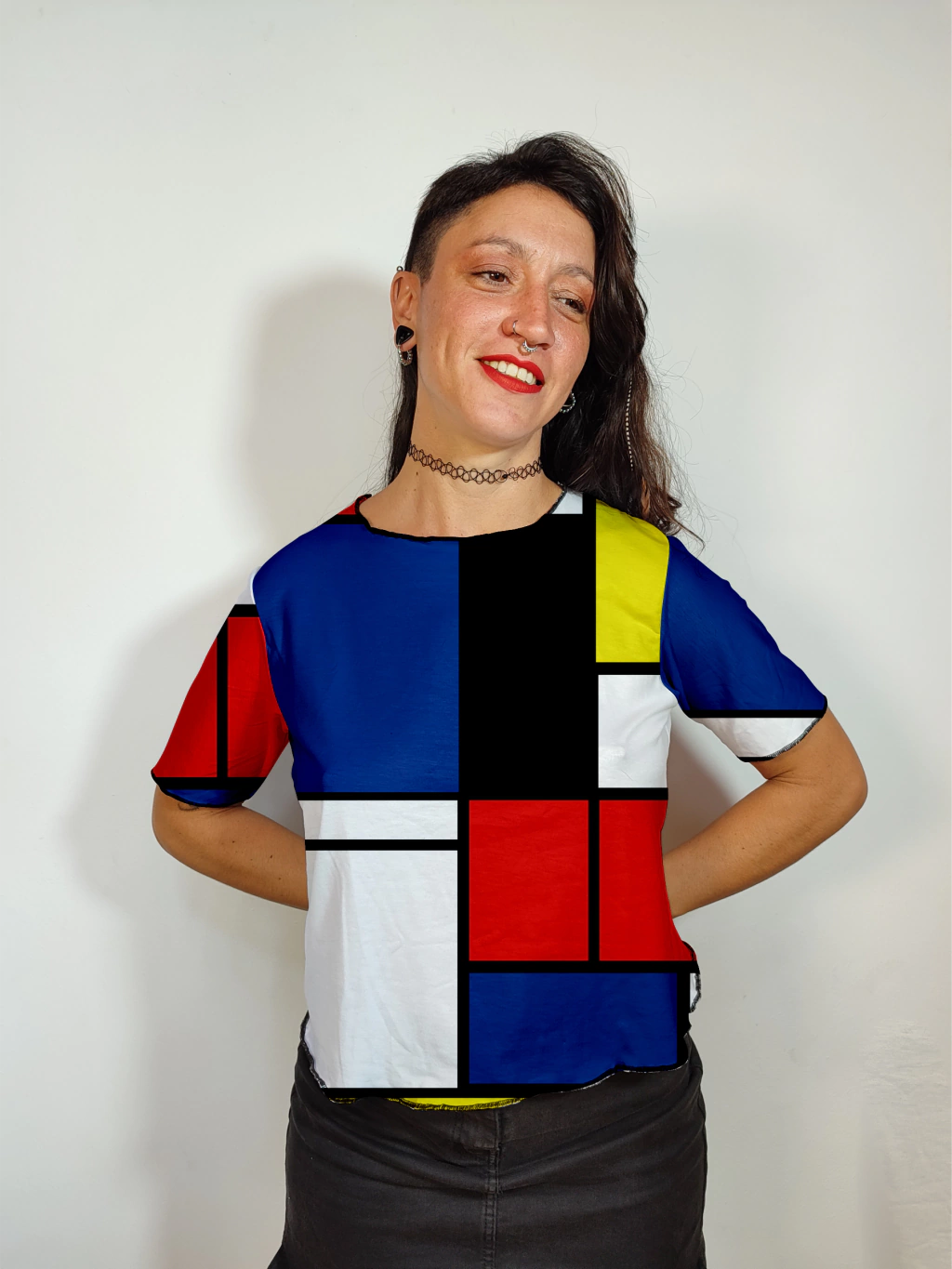 Remera mondrian