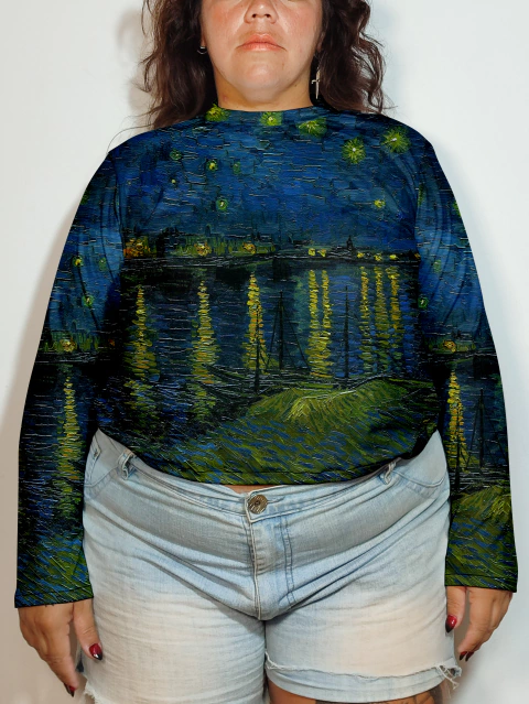 Polera noche estrellada2 - comprar online