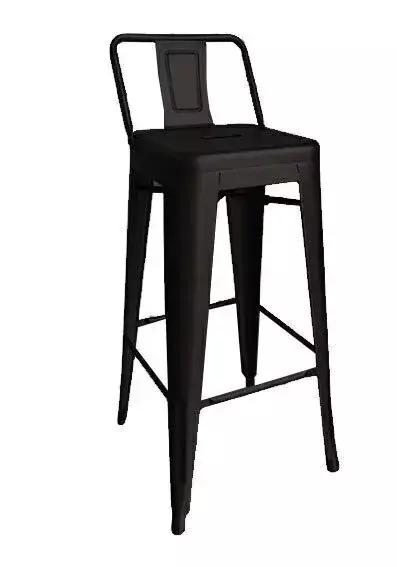 BANQUETA TOLIX CON RESPALDO - comprar online