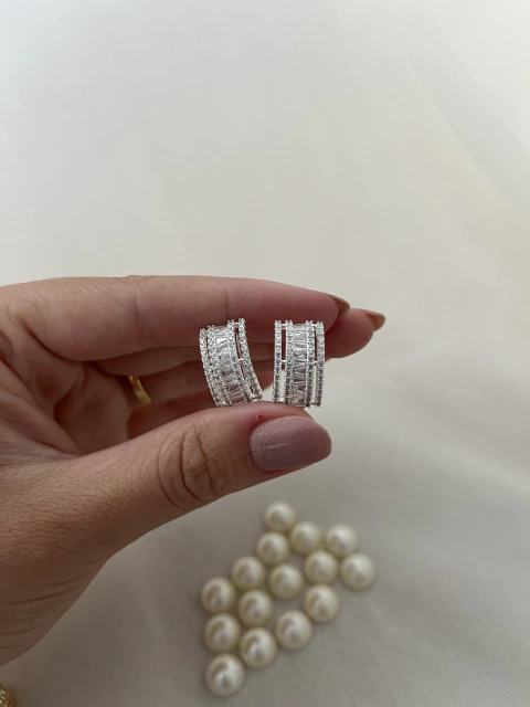 Argola Cristal Lorena