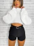 Tricot Cropped Fiemme Branco
