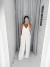 Macacão Pantalona Lille Branco - Seja Fancy | Moda Feminina