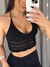 Cropped Flora Preto - Seja Fancy | Moda Feminina