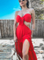 Vestido Mariana Vermelho na internet