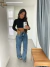 Calça Wide Leg Basic Marmorizada - loja online