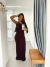 Vestido Longo Karen Modal Marrom