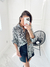 Camisa Snake Print Cinza na internet