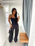Calça Wide Glow Jeans Preta na internet