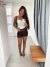 Short de Alfaiataria Marrom com Cinto - loja online