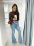 Calça Flare Virgínia Jeans Claro - comprar online