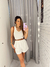 Short de Alfaiataria Folk Off White - Seja Fancy | Moda Feminina