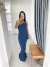 Imagem do Vestido Longo Karen Modal Azul