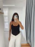 Imagem do Body de Renda Gringa Preto
