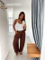 Calça Aladdin Liocel Marrom - comprar online