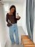 Blusa Luany Marrom na internet