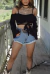 Imagem do Cropped Egípcio Preto