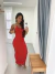 Vestido Cássia Vermelho - comprar online