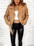 Jaqueta de Couro Scott Nude - loja online