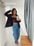 Blazer Giovana Preto na internet