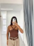 Top Modal Alicia Marrom - comprar online