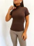 Blusa Isadora Marrom - loja online