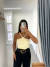 Top Modal Alicia Amarelo - comprar online