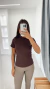 Blusa Isadora Marrom na internet