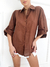 Camisa Esperanza Marrom - comprar online