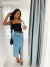 Saia Jeans Mini na internet