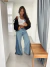 Calça Wide Leg Triângulo