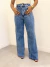 Calça Jeans Wide Leg Vintage