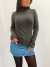 Blusa Tricot Basic França Chumbo - loja online